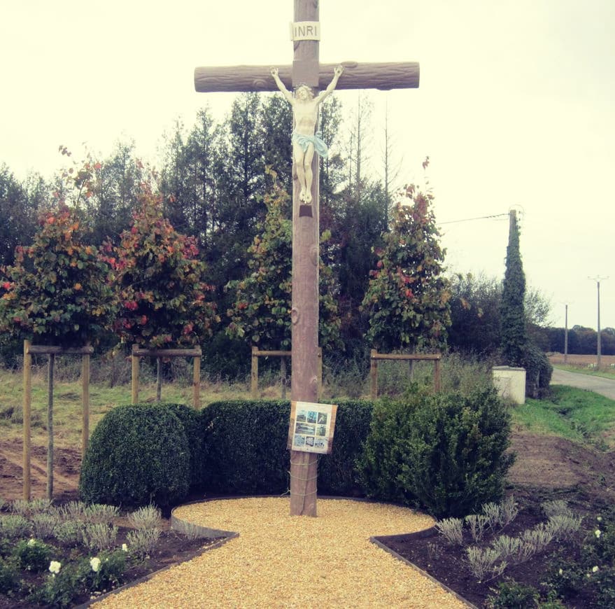 amis patrimoine eglise calleville callevillais travaux restauration calvaire