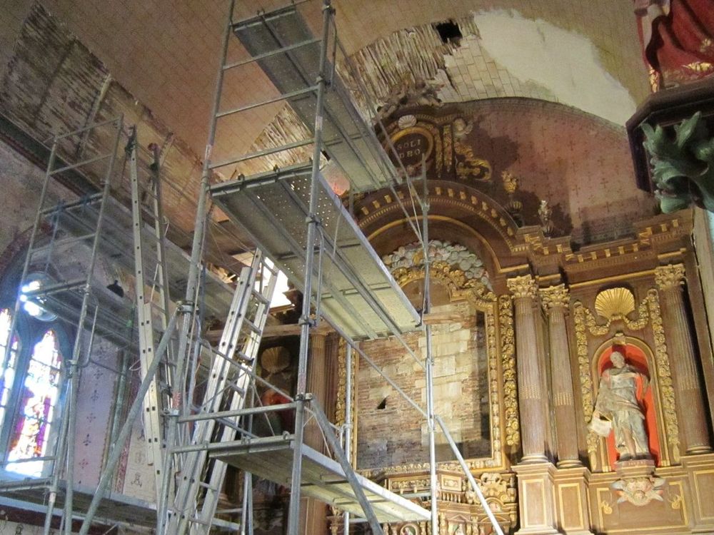 amis patrimoine eglise calleville callevillais travaux restauration